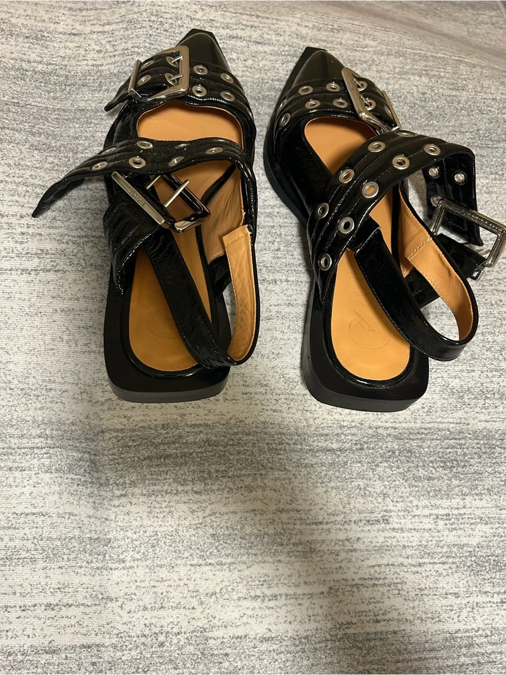 Ganni sleek black